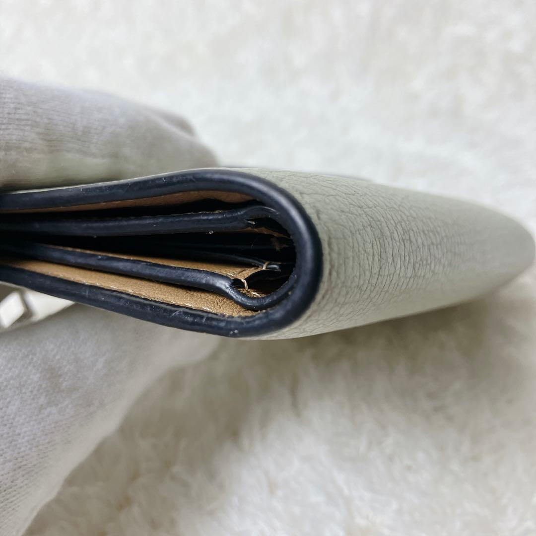 LOEWE スリムジップ バイフォールド レザーウォレット アナグラム