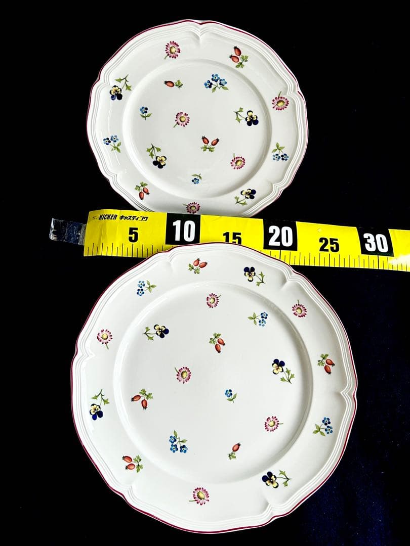(未使用)Villeroy & Boch Petite Fleur 大中皿8枚組