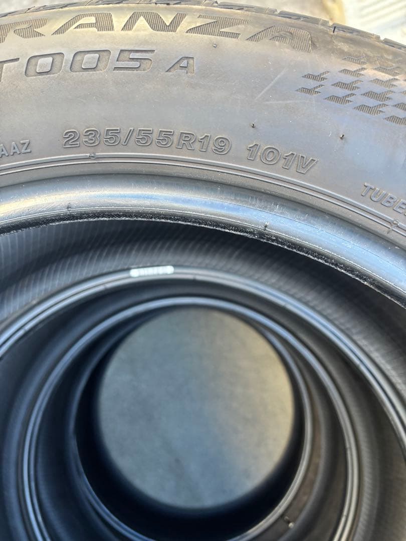 期間限定価格！②235/55R19ブリヂストン　トランザT005A ２本