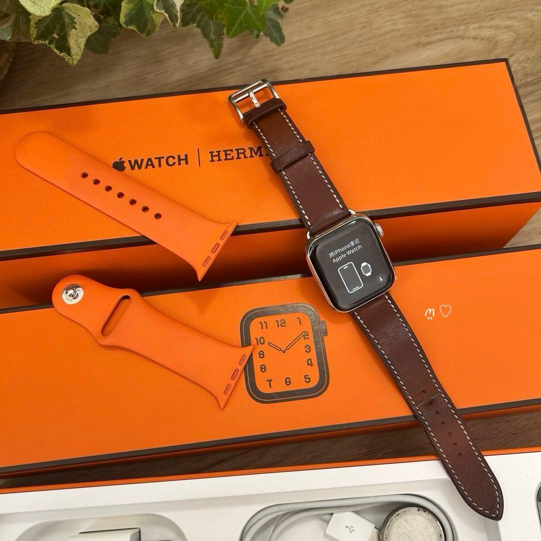 アップルウォッチ　エルメス　シリーズ5　GPSセルラーモデル40mm　バンド2本