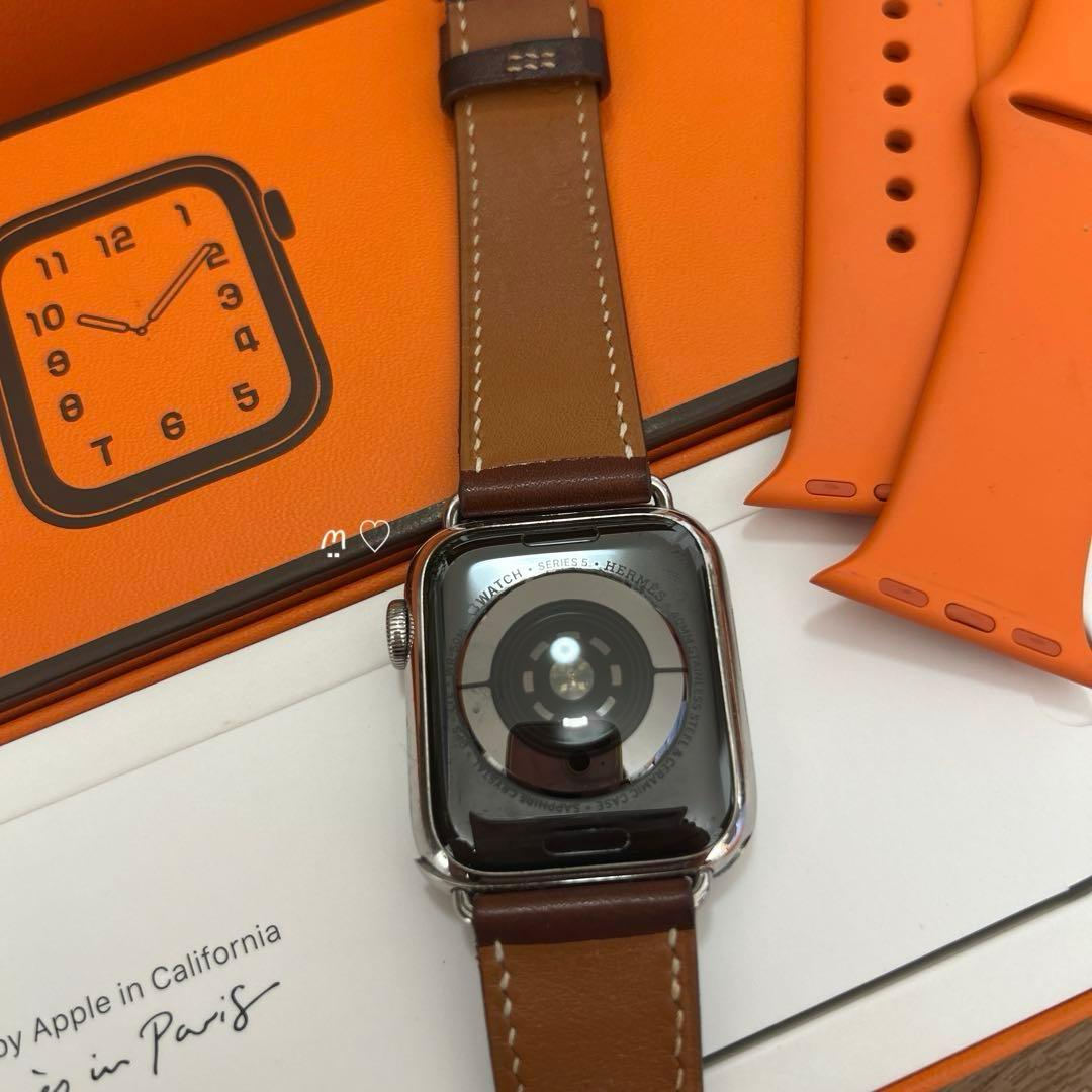 アップルウォッチ　エルメス　シリーズ5　GPSセルラーモデル40mm　バンド2本