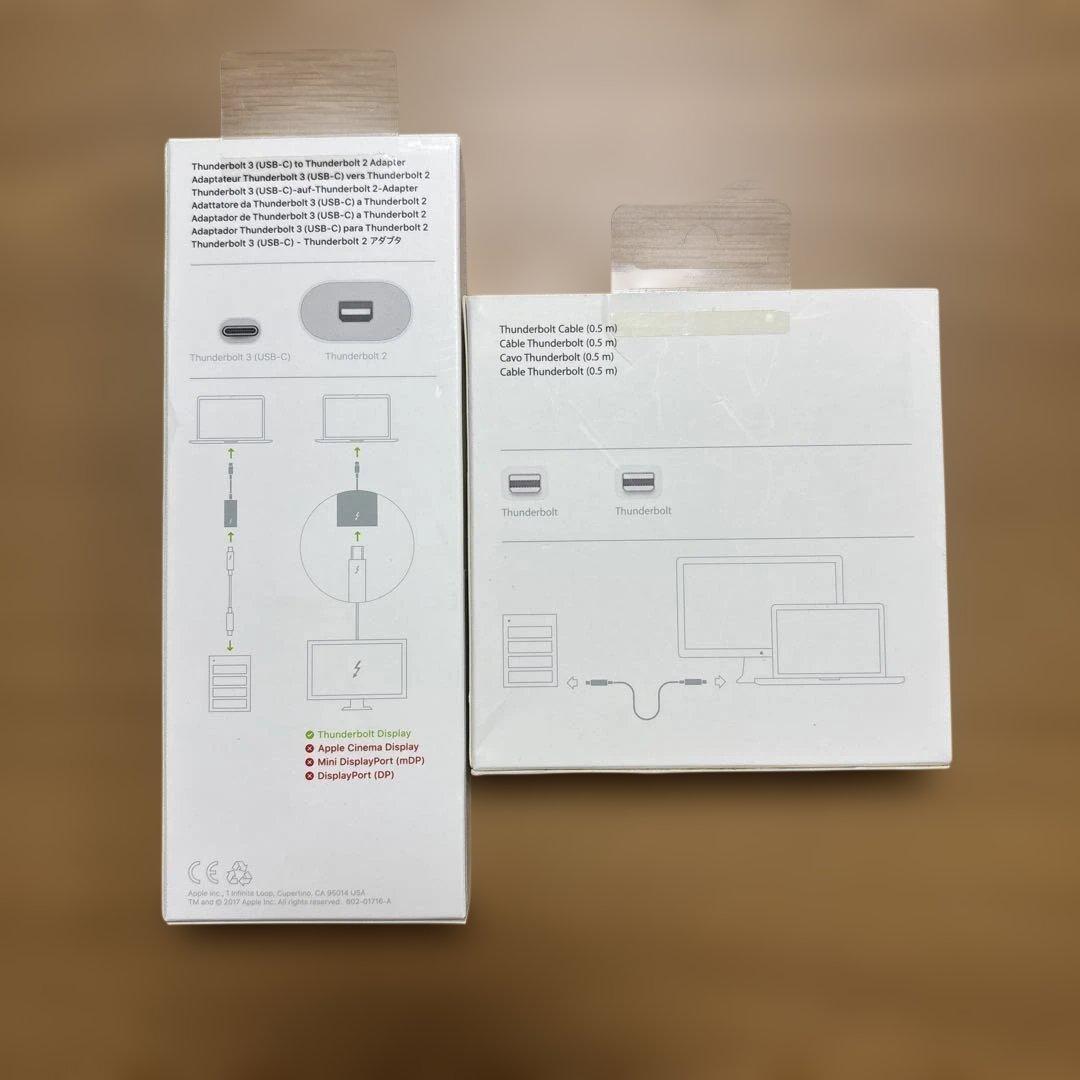 Apple Thunderbolt 変換アダプタ ケーブルセット