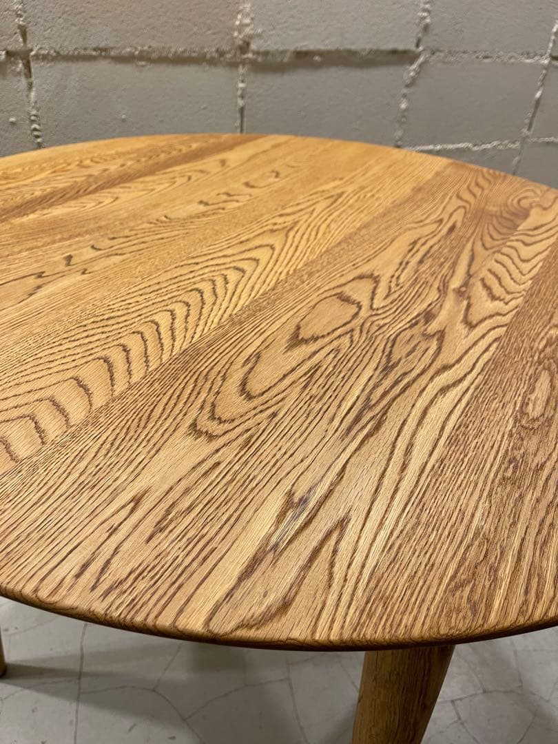 あさり 　IDC 大塚家具　シネマ　ダイニングテーブル　オーク無垢