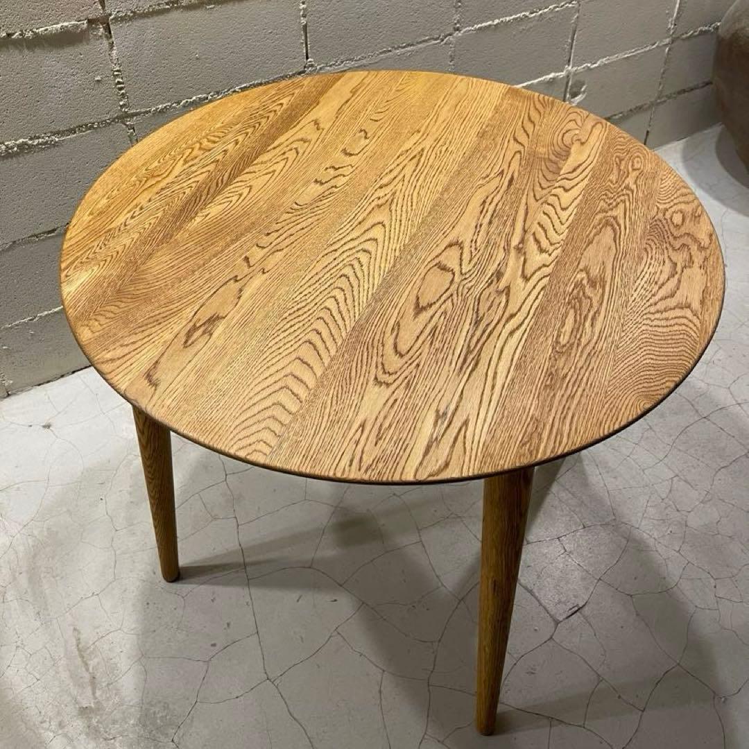 あさり 　IDC 大塚家具　シネマ　ダイニングテーブル　オーク無垢