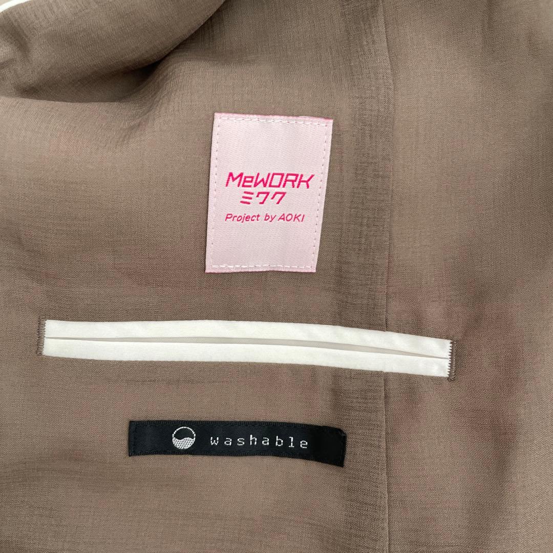 Oggiコラボ レミュースーツ　ノーカラージャケット パンツ　ブラウス　セット