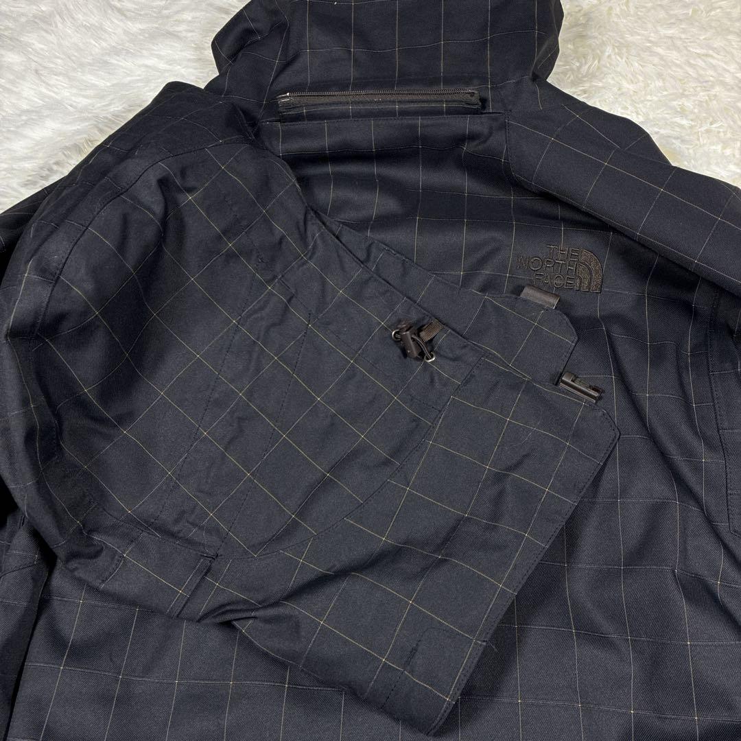 【希少】ノースフェイス HYVENT スノーボードウェア 黒 usM XL相当