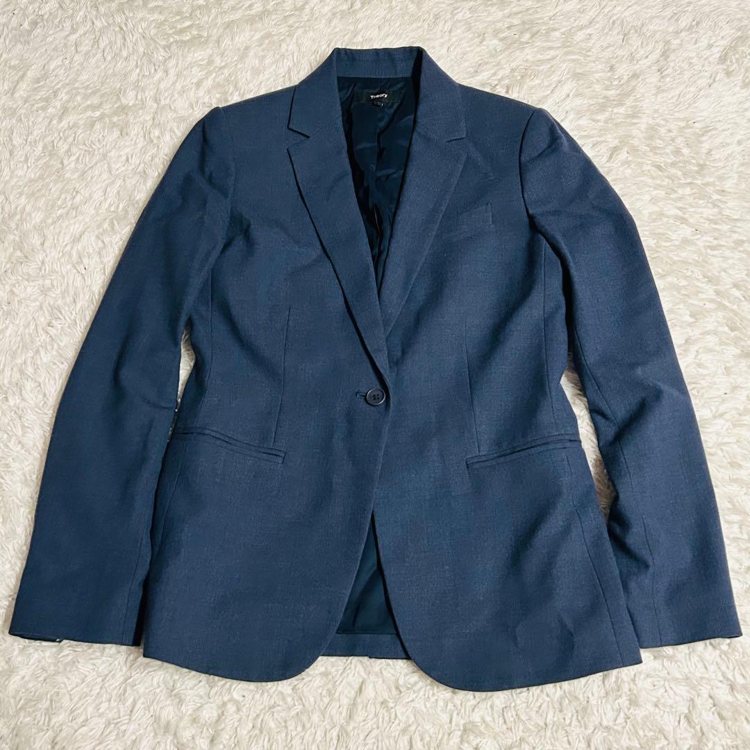 【美品】Theory セオリー セットアップ スーツ ネイビー M