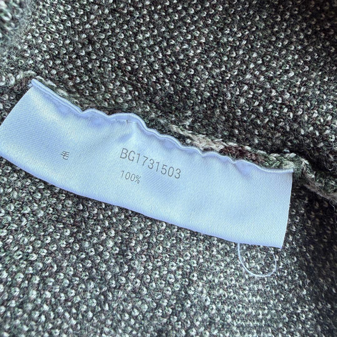 ブリーフィング　ニット　セーター　迷彩　黒　　XL〜XXL相当　ウール100%