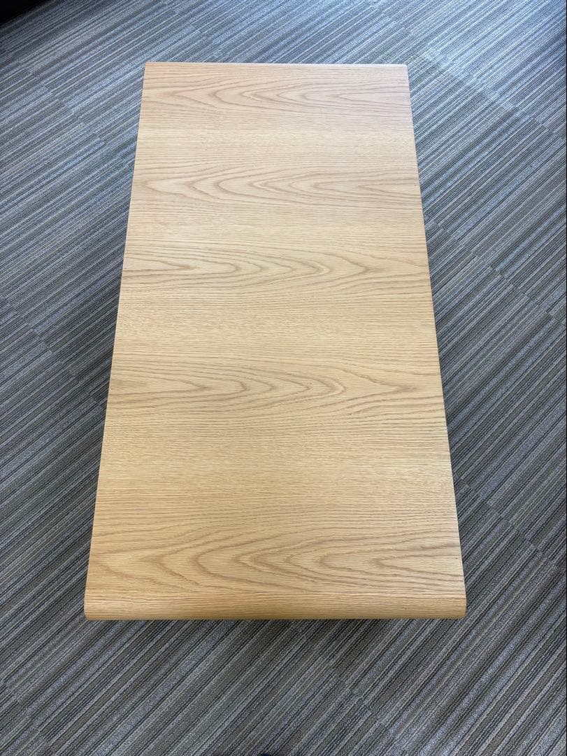 ナチュラルウッド センターテーブル 収納付き