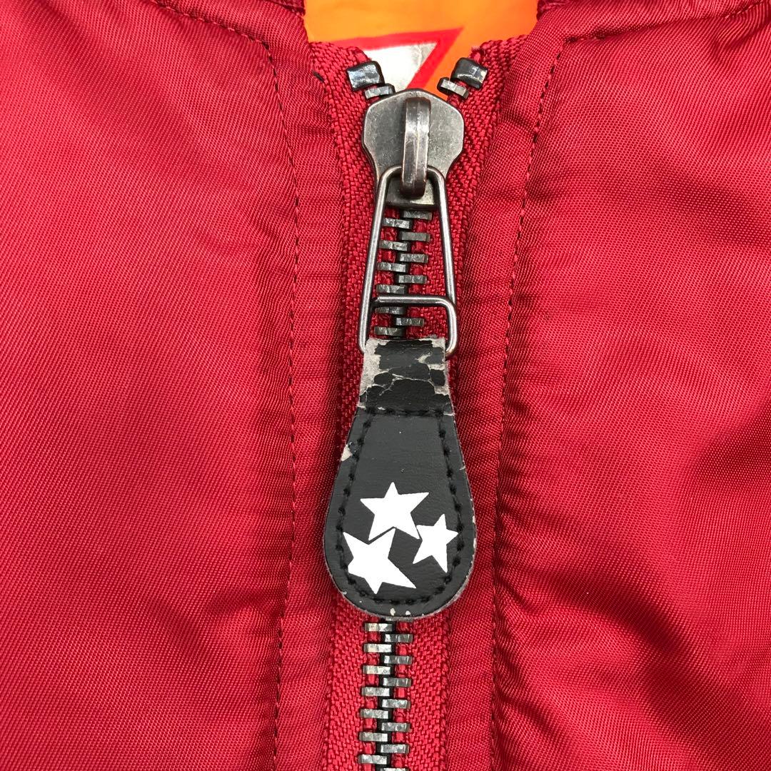 バイオハザード　MA-1 XL ボルドー　リバーシブル