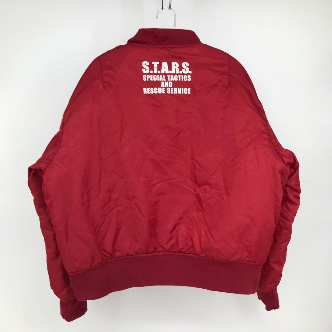 バイオハザード　MA-1 XL ボルドー　リバーシブル