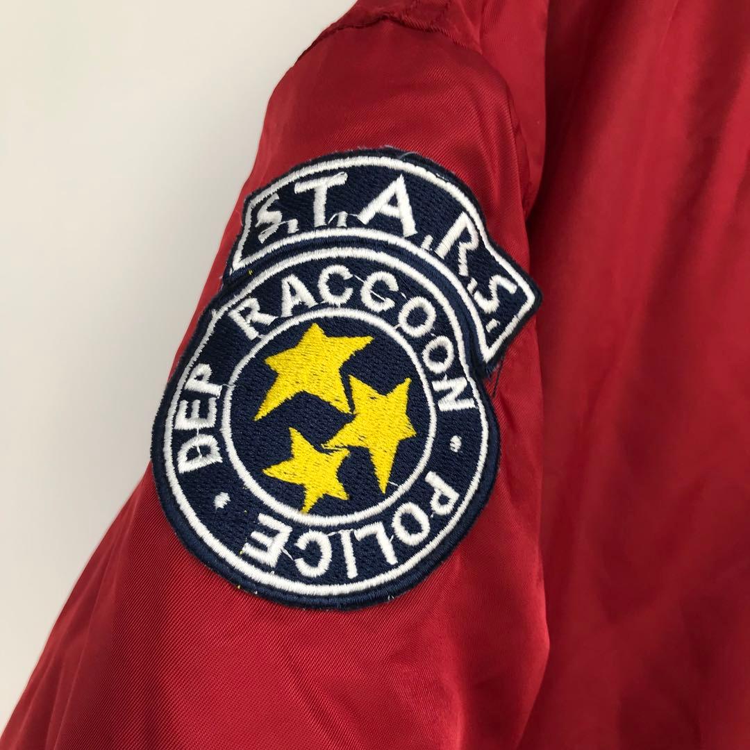 バイオハザード　MA-1 XL ボルドー　リバーシブル