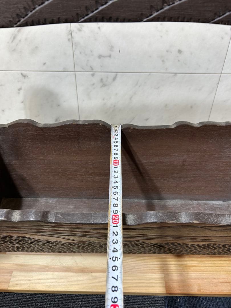 【希少 ヴィンテージ 木製マガジンラック／新聞ラック】　昭和レトロ