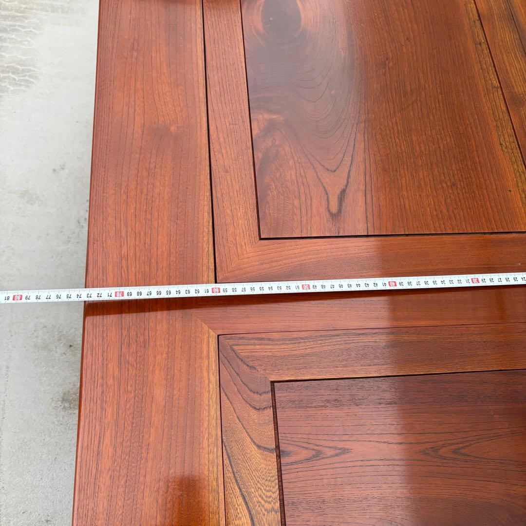 最高級　囲炉裏テーブル　昭和レトロ 火鉢 古民家家具　希少 引き出し 木製　組木