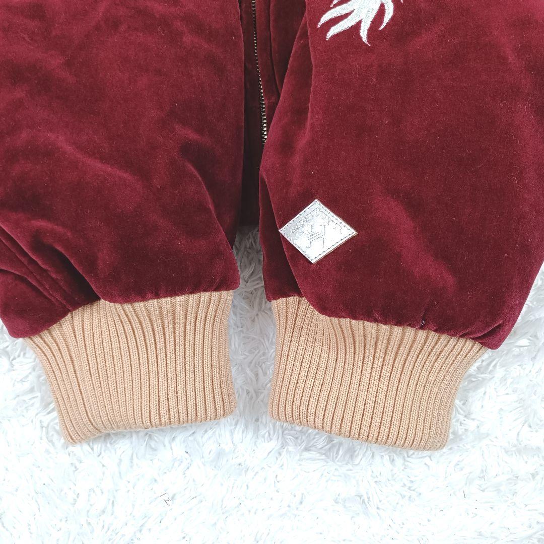 elconductorH 伝統スカジャン刺繍中綿スーベニアジャケット 別珍 九尾