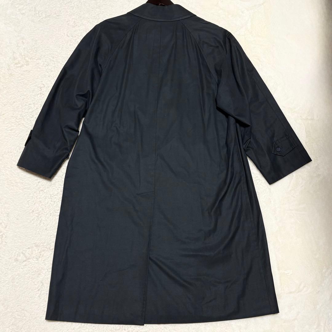 美品 バーバリー ステンカラーコート バルマカーン ヴィンテージ ブラック M