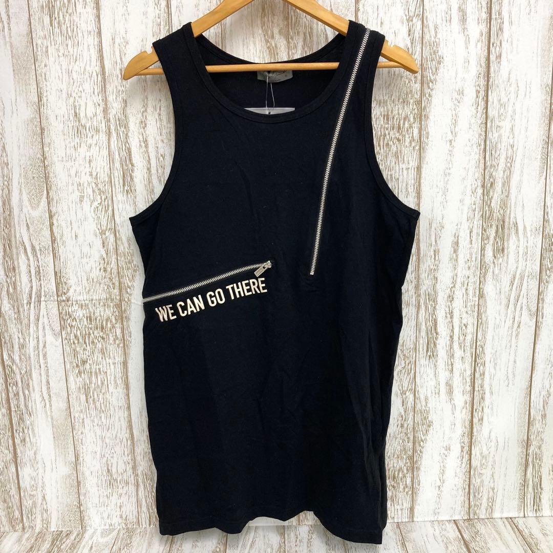 nm-799) ヨウジヤマモト プール オム 21AW ファスナータンクトップ