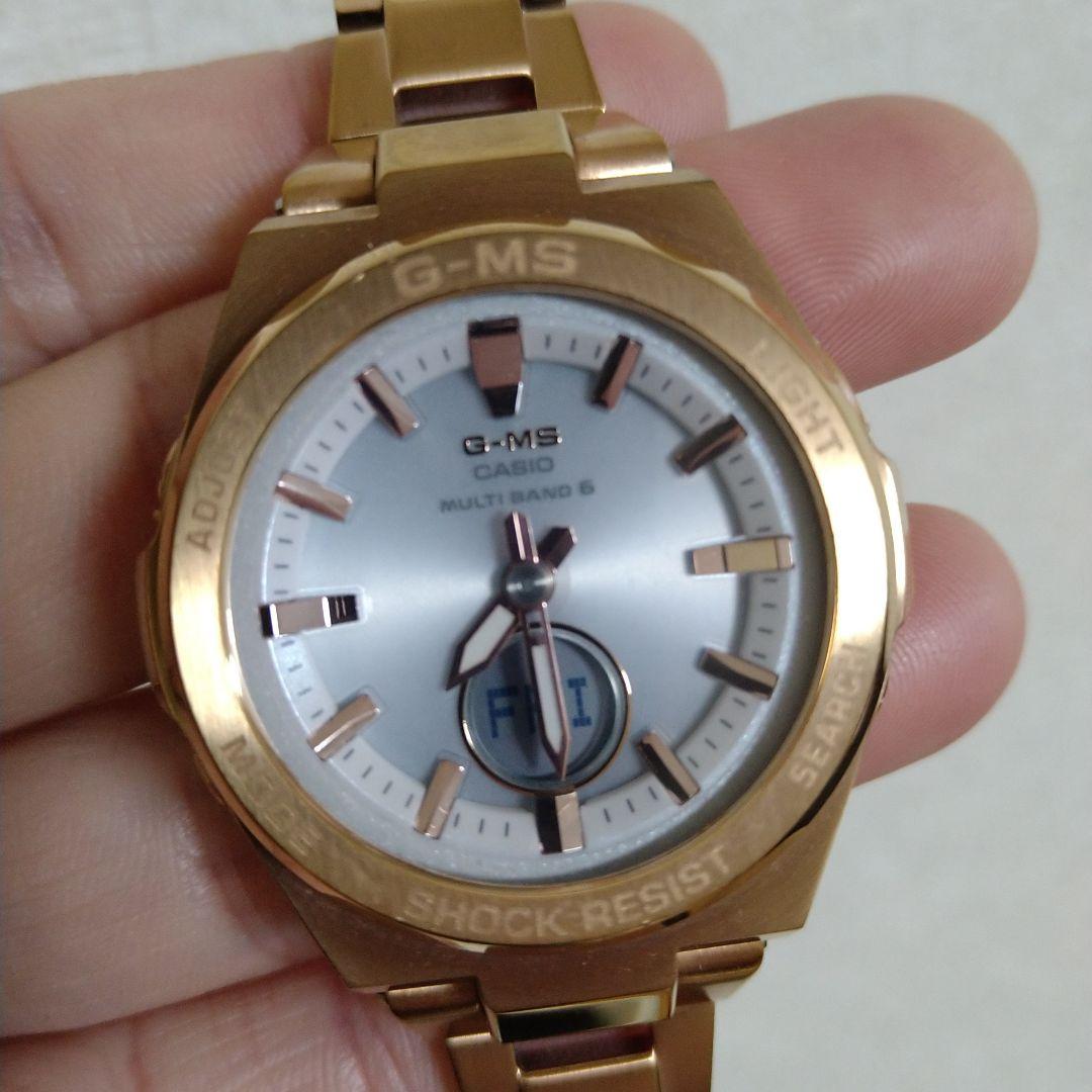 BABY-G　G-MS　電波ソーラー　ステンレスバンド　MSG-W200　美品