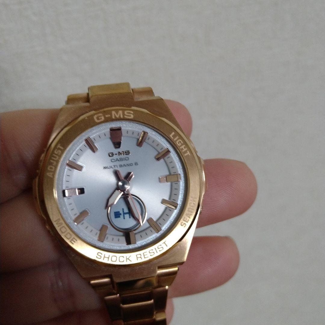 BABY-G　G-MS　電波ソーラー　ステンレスバンド　MSG-W200　美品