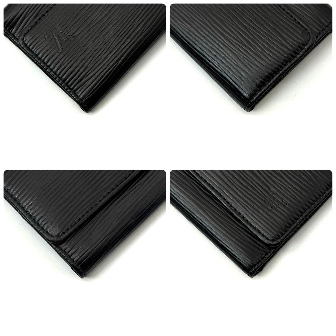 良品 ルイヴィトン エピ ミュルティクレ6 黒 ブラック キーケース 鍵 6連