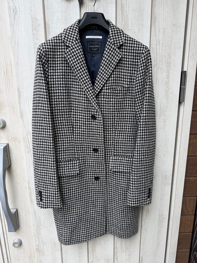 BEAMS LIGHTS Harris Tweed チェスターコート
