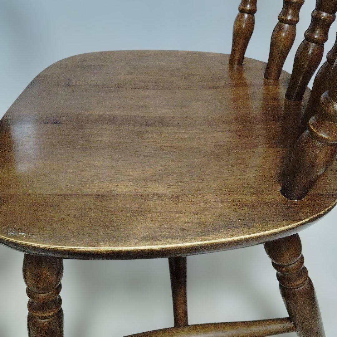 ダイニングチェア ウィンザーチェア 2脚セット レトロ　マレーシア