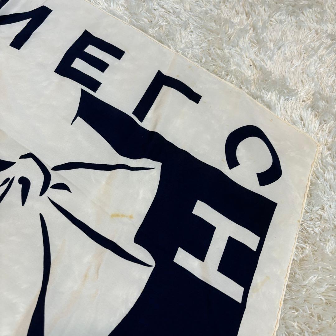 美品✨CHANEL シャネル　マドモアゼル　スカーフ　カレ90 ブラック