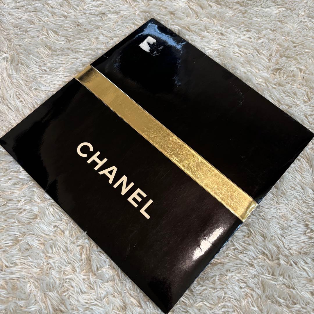 美品✨CHANEL シャネル　マドモアゼル　スカーフ　カレ90 ブラック