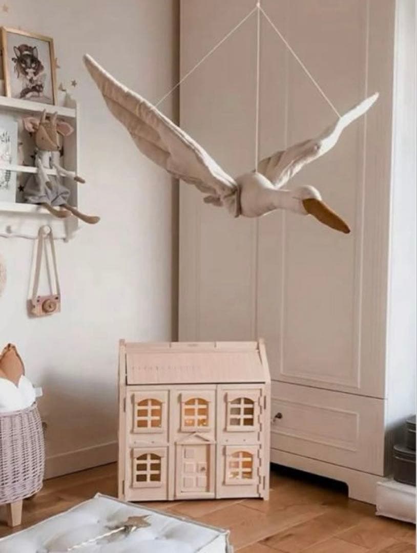 love me decoration Stork (コウノトリぬいぐるみ)