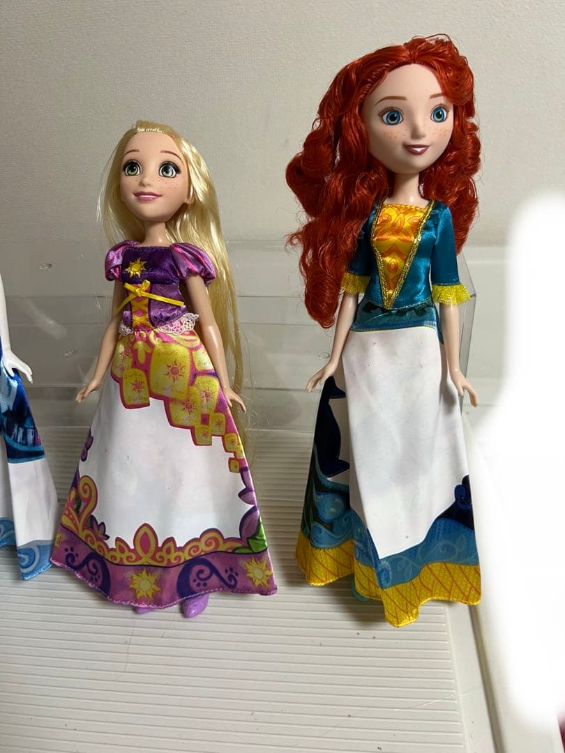 メリダ、ラプンツェル、シンデレラのお人形
