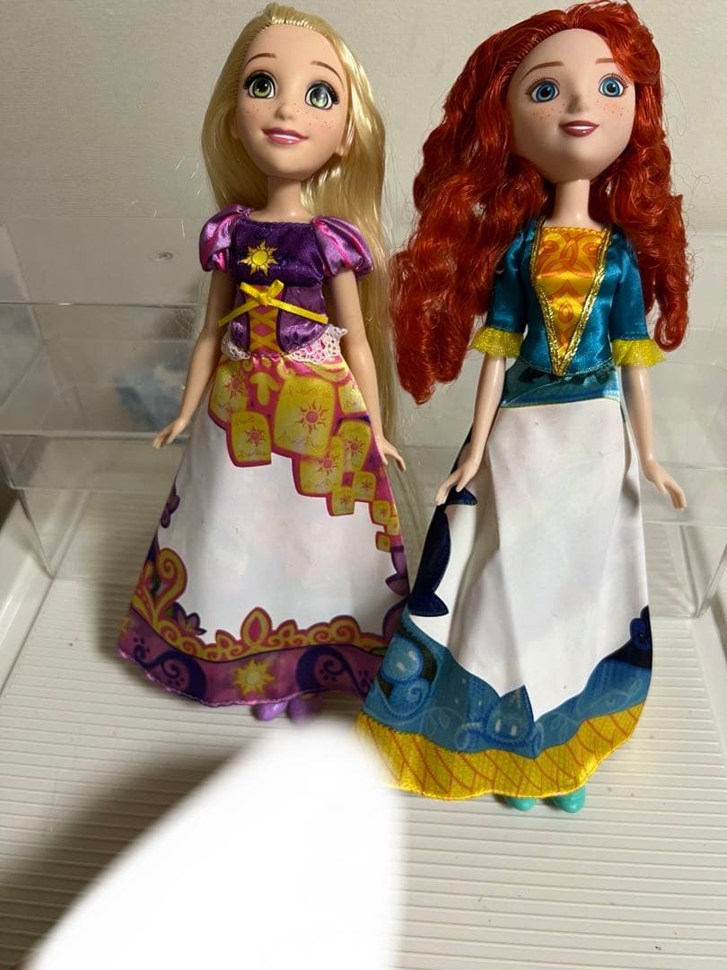 メリダ、ラプンツェル、シンデレラのお人形