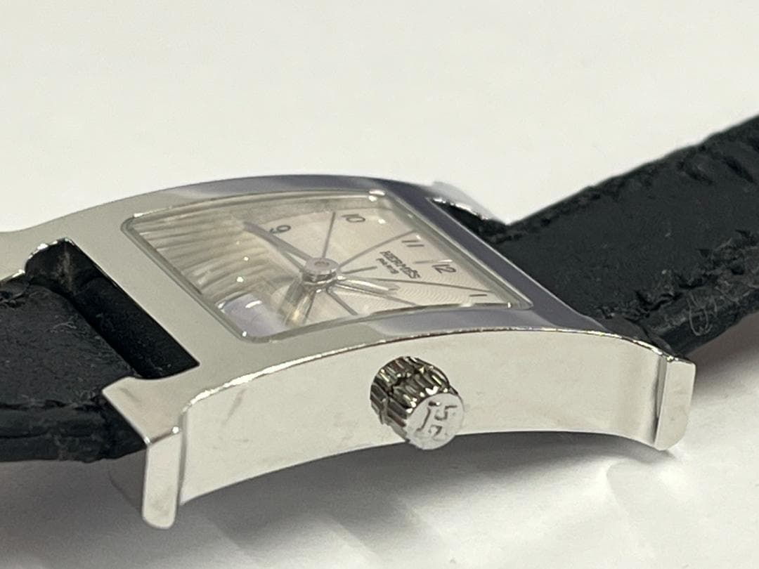 ◆HERMES Hウォッチ エルメス 腕時計 HH1.210 稼働品