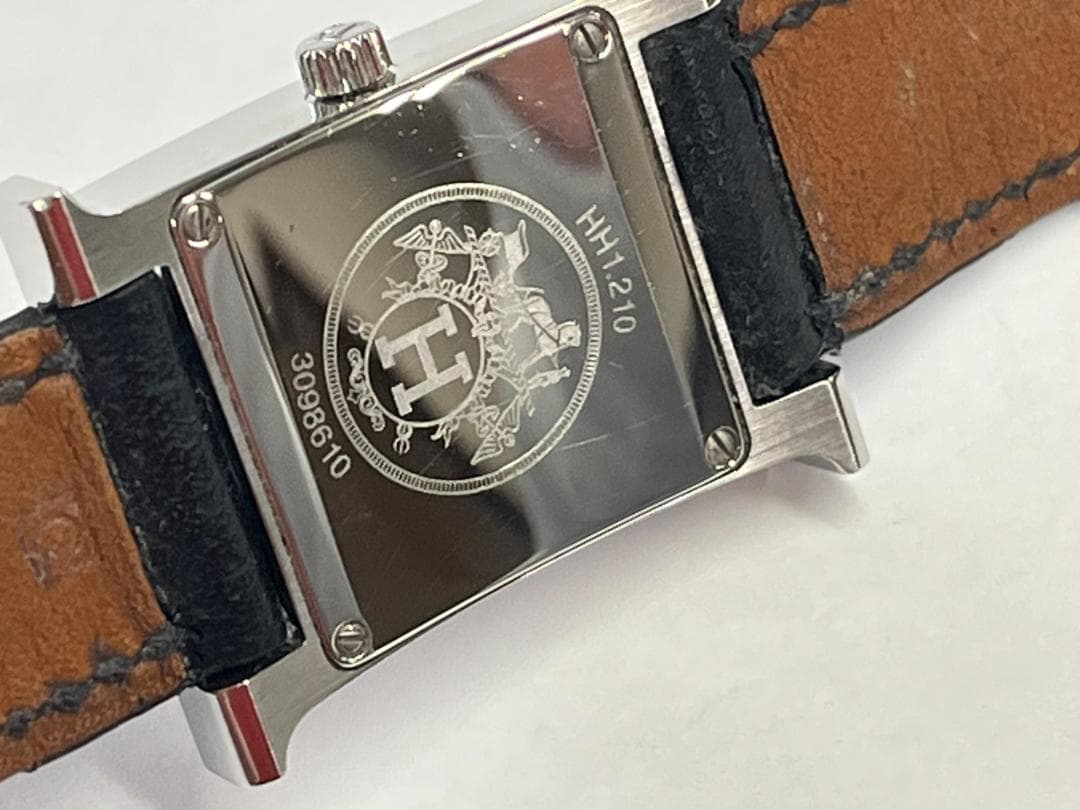 ◆HERMES Hウォッチ エルメス 腕時計 HH1.210 稼働品