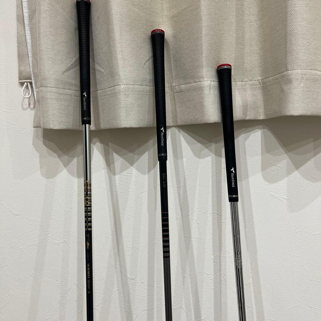 ツアーステージ　1W3W4U3本セット　社外ヘッドカバー付き