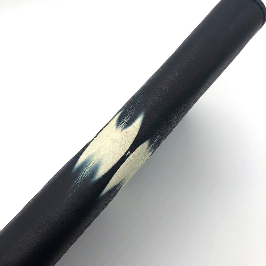 希少・未使用☆イッセイミヤケ レザー　長財布　 TIE DYE WALLET