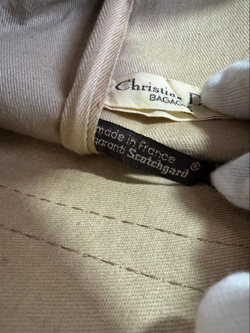 Christian Dior ディオール　ネイビー　トロッター　ボストンバッグ