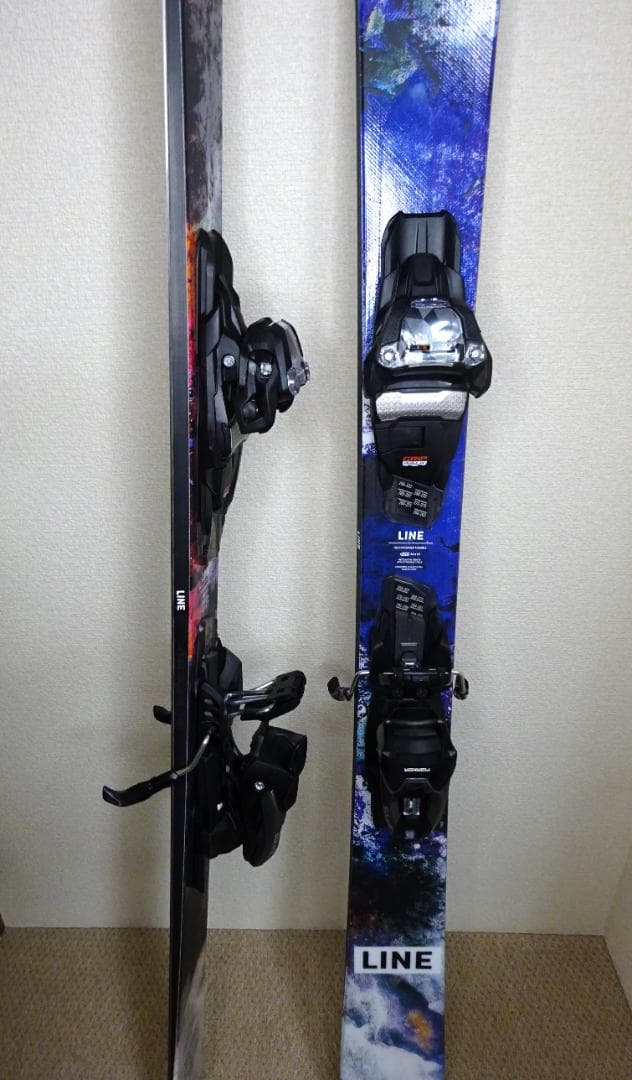 未使用　パウダー　BCスキー　LINE PANDORA 85 マーカービン付