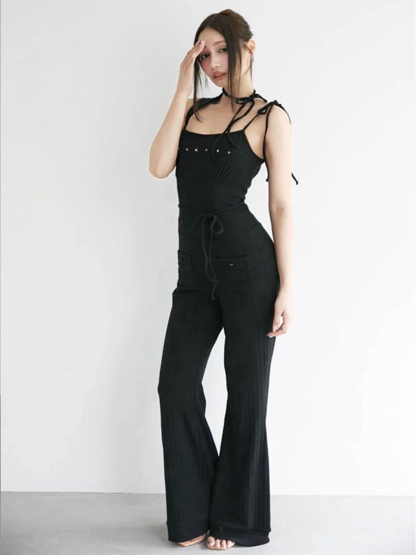 andmary Ruru all in one ブラック　ロンパース