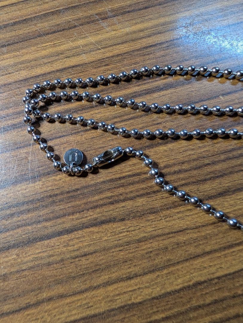 UNDERCOVER　20025awカミソリ ネックレス 3個ボールチェーン