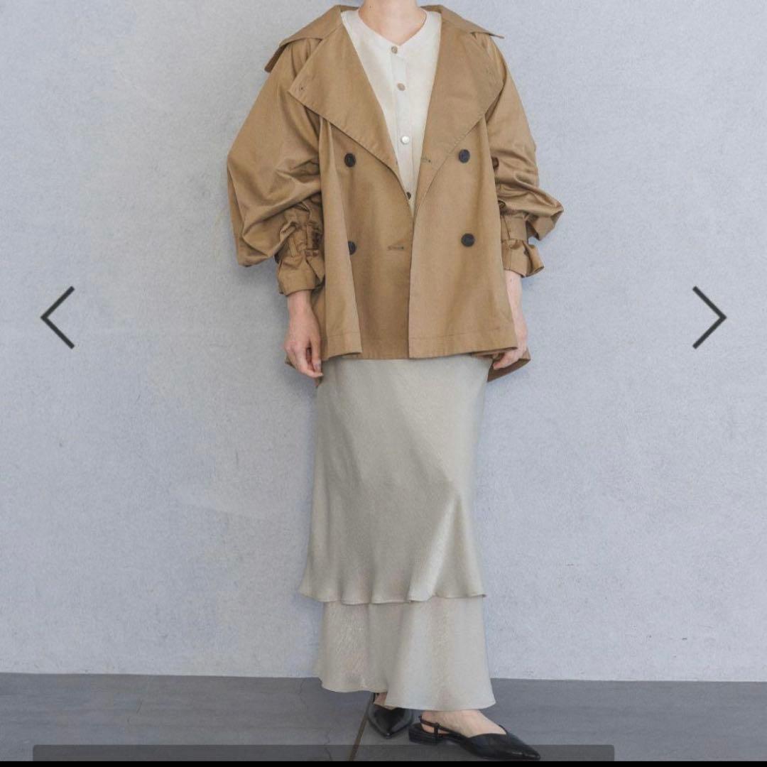 キャンディスリーブトレンチコート　アパートバイローリーズ