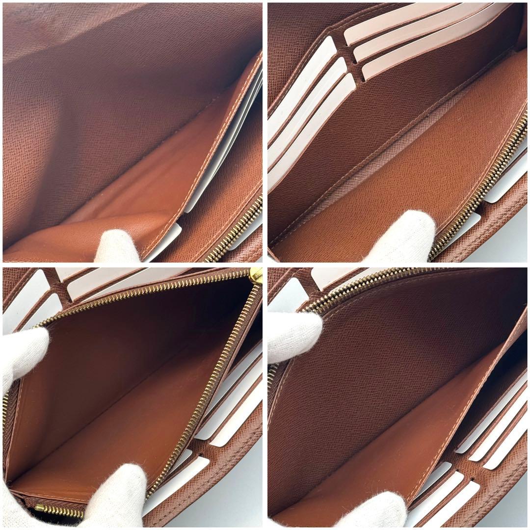 【新型美品】 ルイヴィト モノグラム ポルトフォイユ サラ カード16枚 長財布