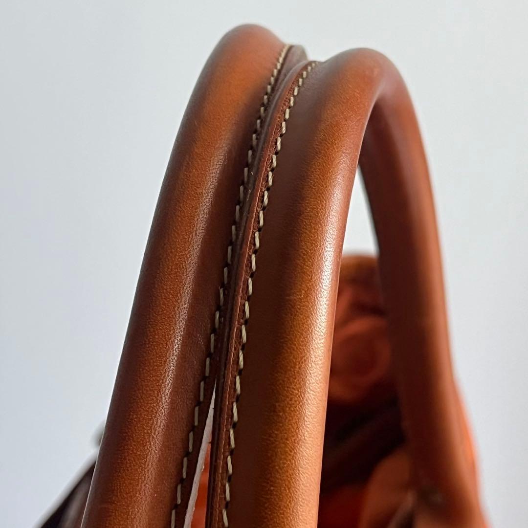 ✨未使用級✨　Felisi ヘルメットバッグ　ハンドバッグ　ナイロン　茶