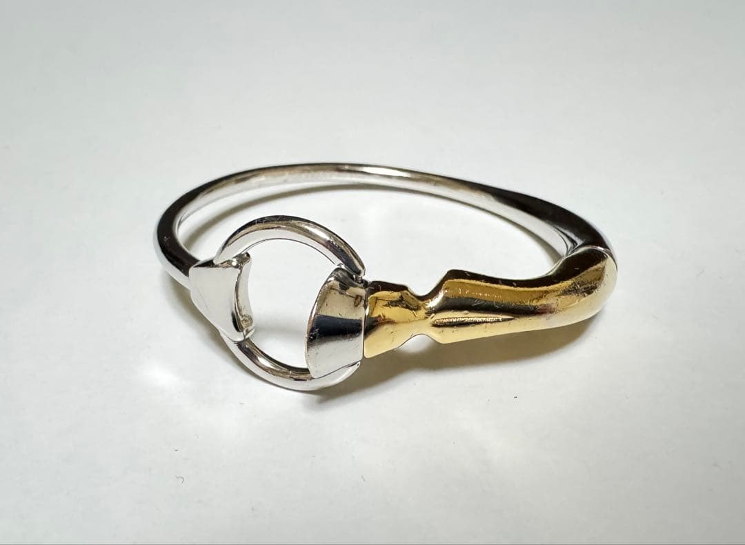 Burberryバングル　ブレスレット（ゴールド&シルバー）