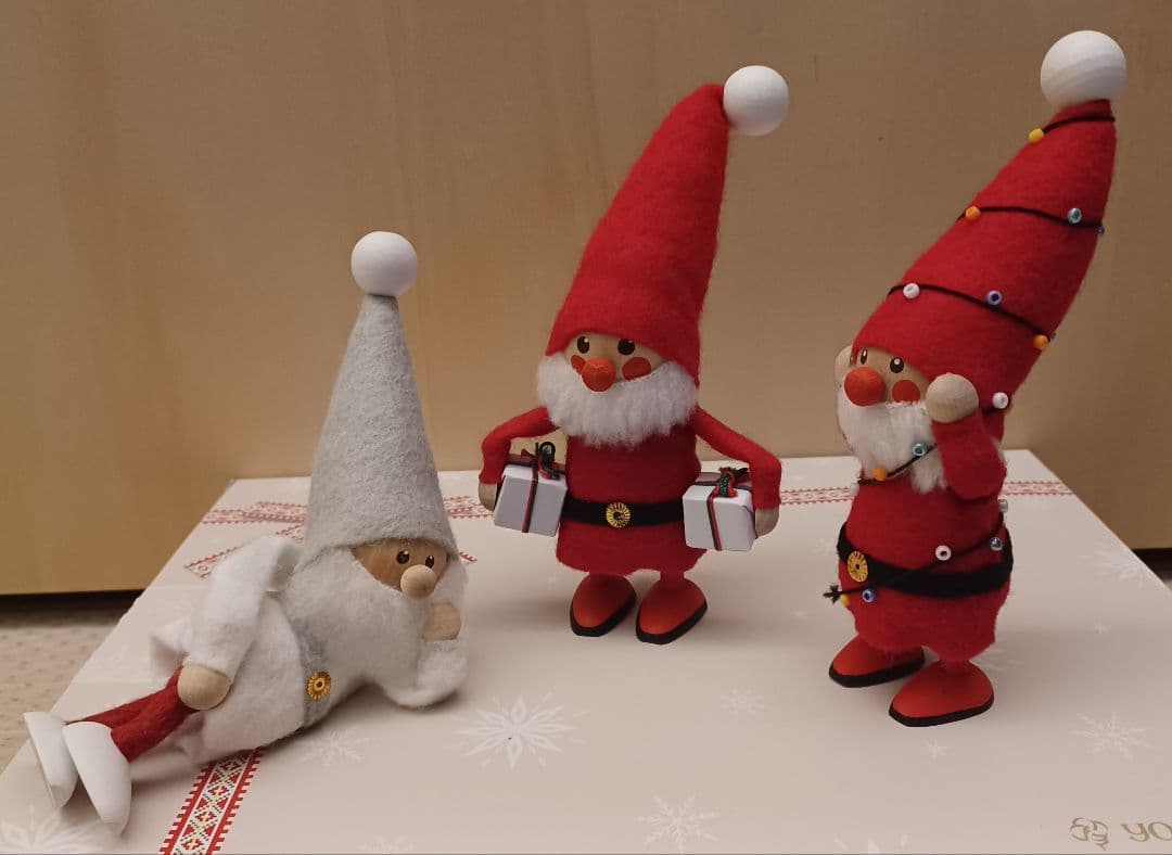 NORDIKA nisse ノルディカニッセ サンタ3体セット クリスマス飾り