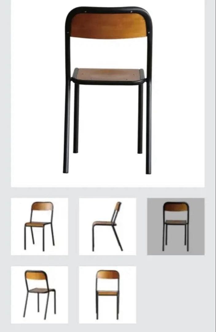 Knot antiques アイアンチェア　2脚　ノットアンティークス　関家具