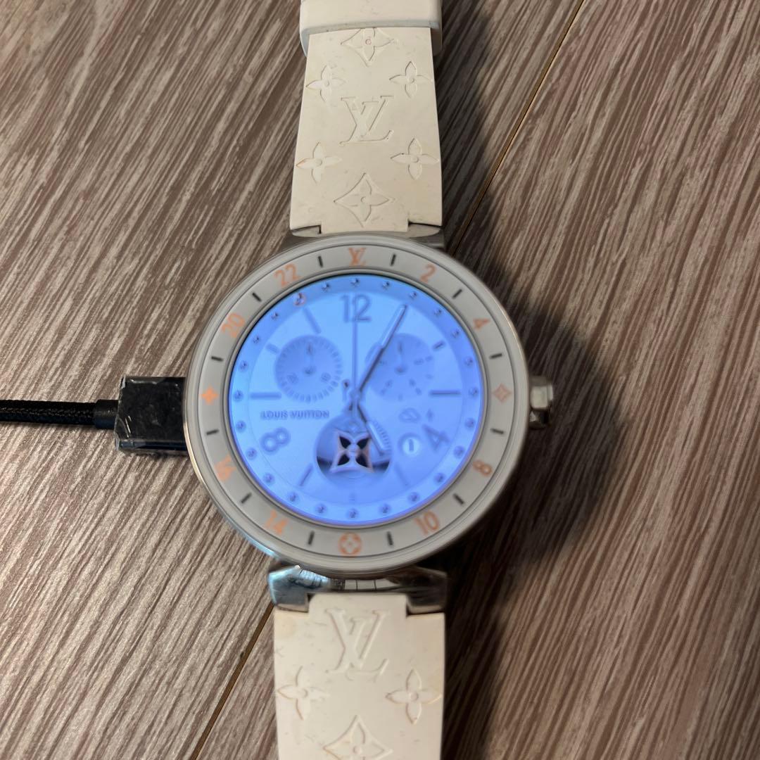 Louis Vuitton デジタル腕時計 ホワイト