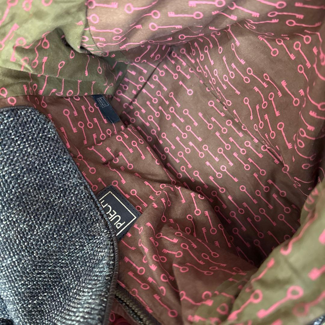 JAMIN PUECH パープル　パッチワーク　ハンドバッグ　トート　希少