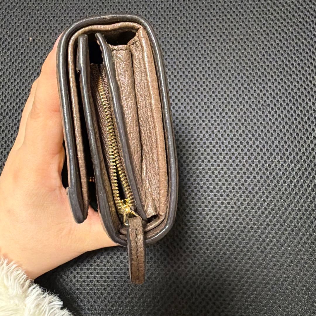 Gucci GGキャンバス 三つ折り財布