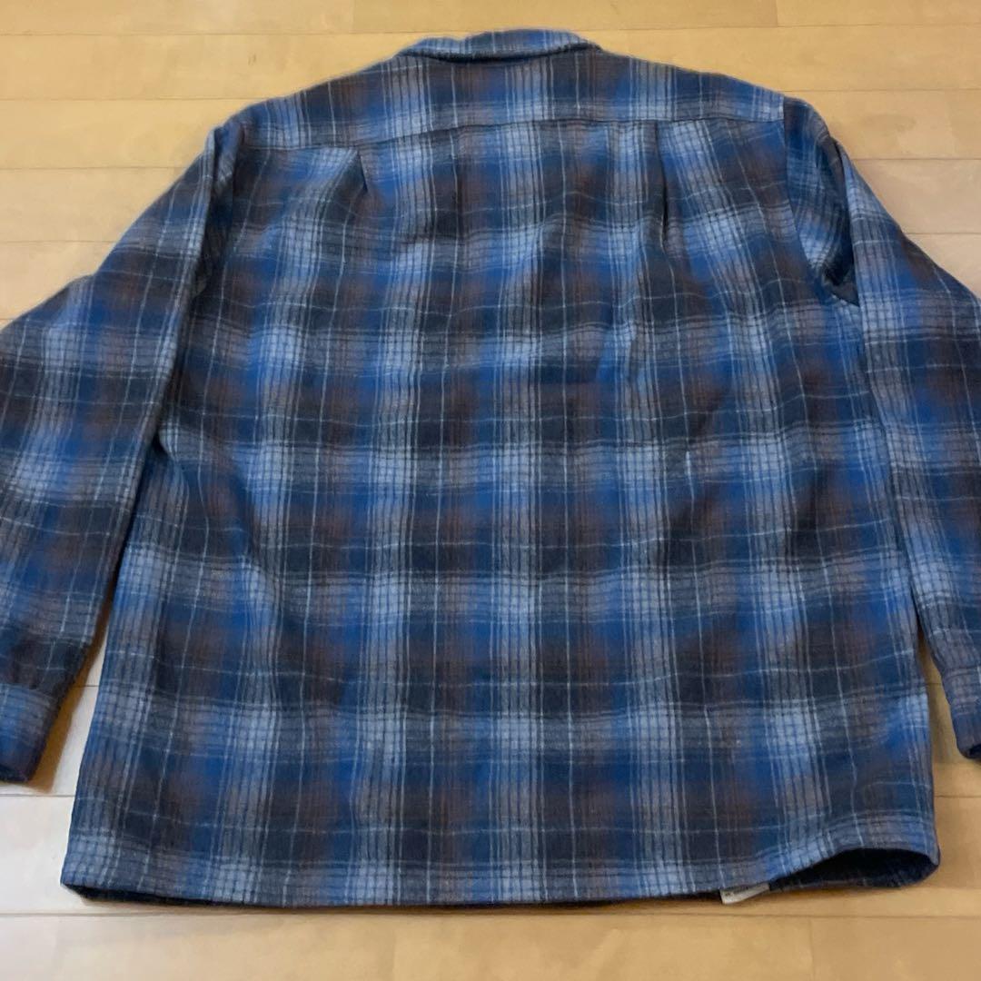 s*h様 美品 pendleton ウール ボードシャツ チェック USA製 ビ