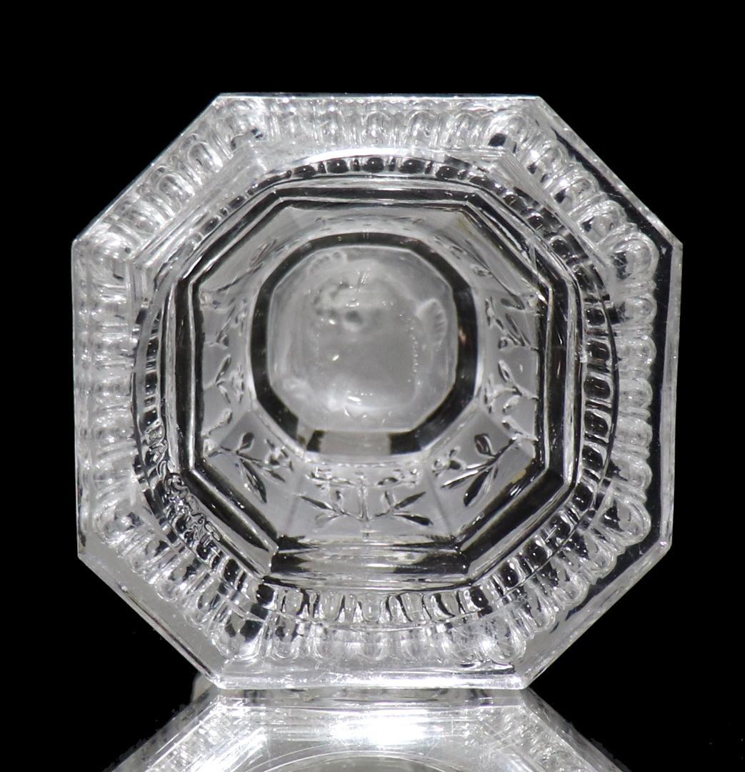 オールド・バカラ 極稀少 1880年頃 聖母子像 27cm フロスト加工大型置物